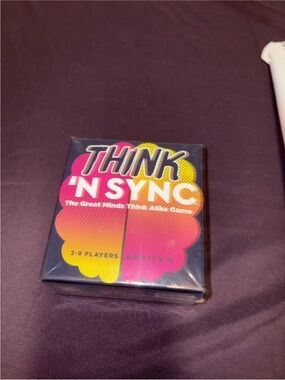 Source Unknown Think 'N Sync Card Game - Pink, Yellow, Black
